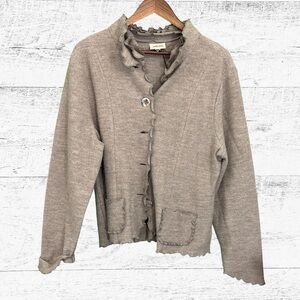 Venario beige wool Sweater XL